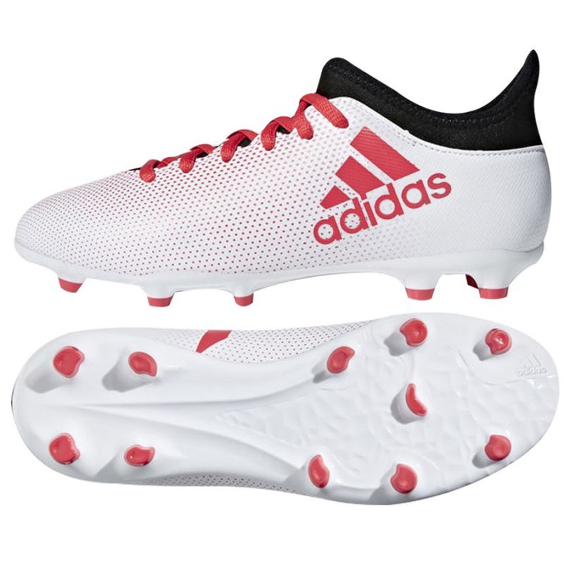 Kopačky Adidas X 17.3 Fg Jr CP8991 vícebarevný bílý