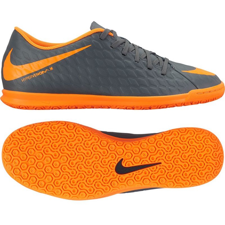 Sálová obuv Nike Hypervenom PhantomX Iii Club Ic M AH7280-081 vícebarevný šedá