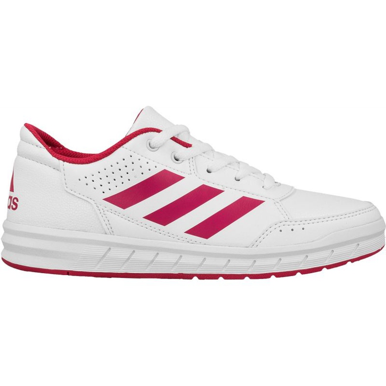 Boty Adidas AltaSport K Jr BA9543 bílý růžový