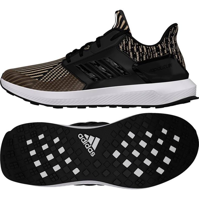Běžecké boty adidas Rapida Run Knit Jr DB0220 černá