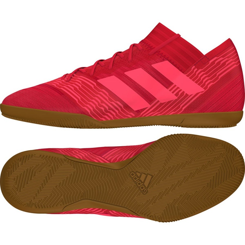 Boty Adidas Nemeziz Tango 17.3 In M CP9112 vícebarevný červené Boty Adidas Nemeziz Tango 17.3 In M CP9112 vícebarevný červené