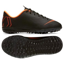 Kopačky Nike Mercurial VaporX 12 Academy Gs Tf Jr AH7342-081 černý černý