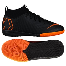 Sálová obuv Nike Mercurial SuperflyX 6 Academy Gs Ic Jr AH7343-081 pomerančový černý
