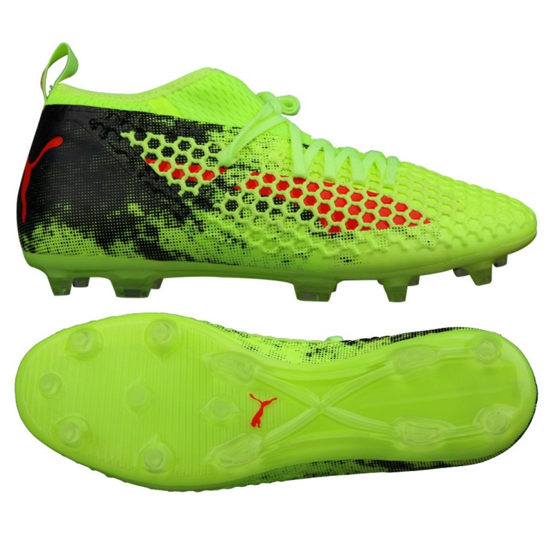 Kopačky Puma Future 18.2 Netfit Fg Ag Fizzy M 104321 01 zelená zelená Kopačky Puma Future 18.2 Netfit Fg Ag Fizzy M 104321 01 zelená zelená