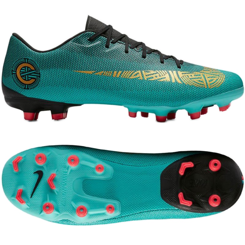Kopačky Nike Mercurial Vapor 12 Academy CR7 MG M AJ3721-390 zelená