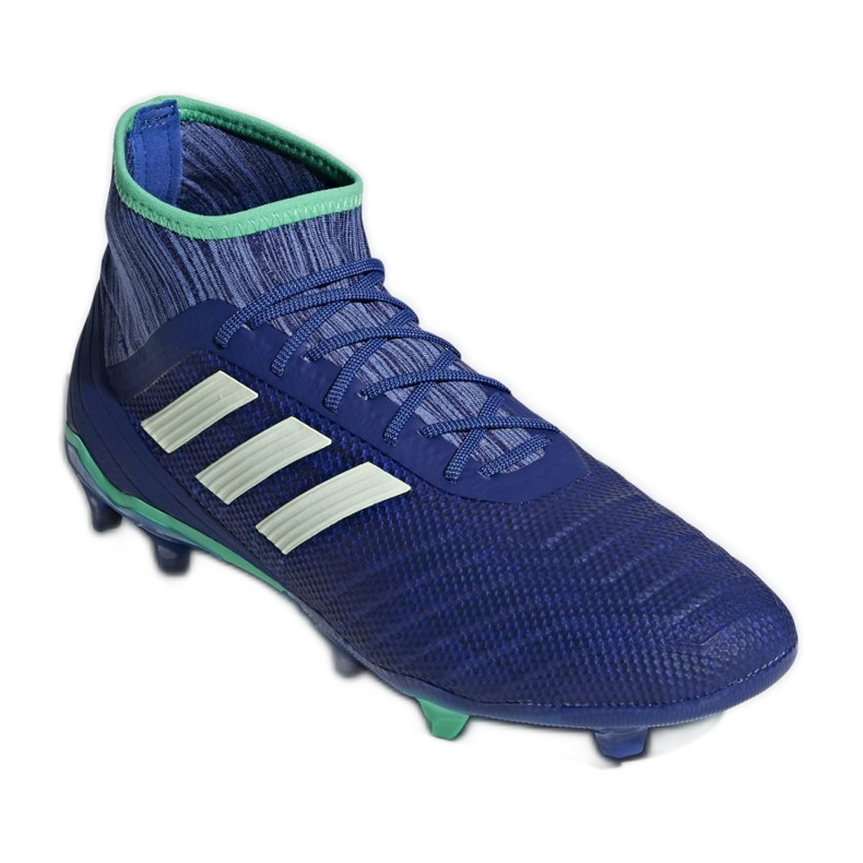 Kopačky Adidas Predator 18.2 Fg M CP9293 vícebarevný modrý Kopačky Adidas Predator 18.2 Fg M CP9293 vícebarevný modrý