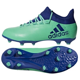 Kopačky Adidas X 17.1 Fg Jr CP8980 vícebarevný modrý