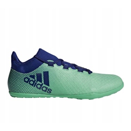 Sálová obuv adidas X Tango 17.3 In M CP9142 tyrkysová, modrá zelený