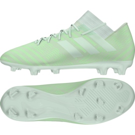 Kopačky Adidas Nemeziz 17,3 Fg M CP8989 zelený zelený