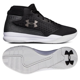 Basketbalové boty Under Armour Jet Mid M 3020224-001 černý černý