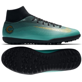 Kopačky Nike Mercurialx 6 Club CR7 Tf AJ3570-390 modrý modrý