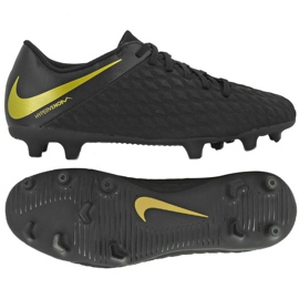Kopačky Nike Hypervenom Phantom 3 Club Fg 3 M AJ4145-090 černý černý