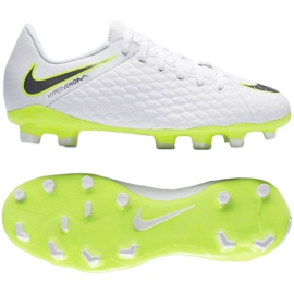 Kopačky Nike Hypervenom Phantom 3Academy Fg Jr AJ4119-107 vícebarevný bílý