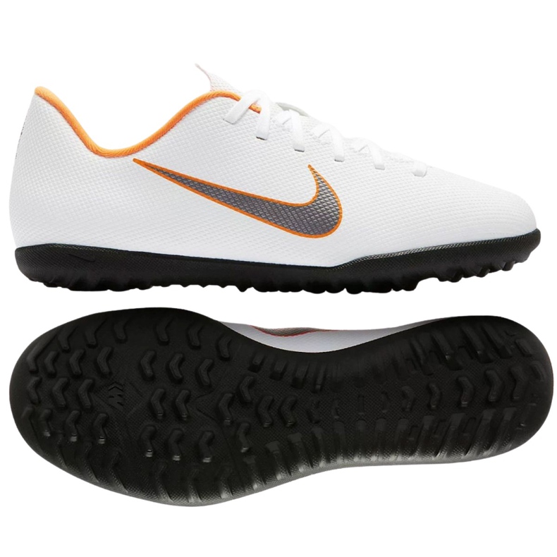 Kopačky Nike Mercurial VaporX 12 club Tf Gs Jr AH7355-107 vícebarevný bílý Kopačky Nike Mercurial VaporX 12 club Tf Gs Jr AH7355-107 vícebarevný bílý