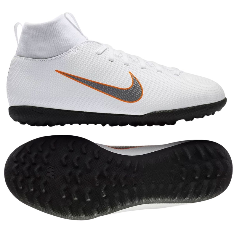 Kopačky Nike Mercurial SuperflyX 6 Club Jr AH7345-107 vícebarevný bílý