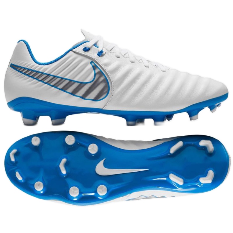Kopačky Nike Tiempo Legend 7 Academy Fg M AH7242-107 bílý bílý