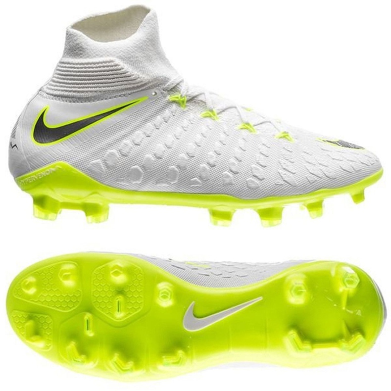Kopačky Nike Hypervenom Phantom 3 Elite Dynamic Fit Fg Jr AJ3791-107 bílý bílý
