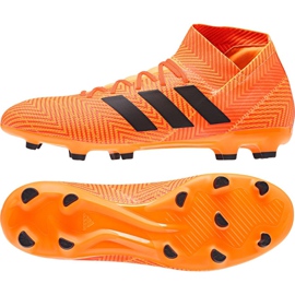 Kopačky Adidas Nemeziz 18.3 Fg M DA9590 pomerančový pomerančový