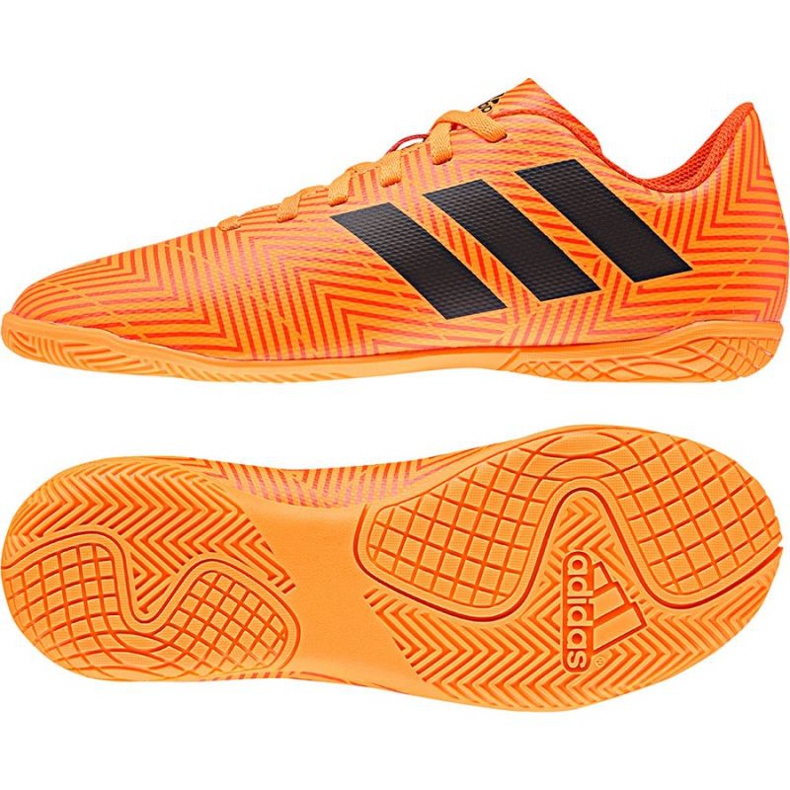 Kopačky Adidas Nemeziz Tango 18.4 IN Jr DB2382 oranžový