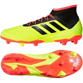 Kopačky Adidas Predator 18.2 Fg M DB1997 vícebarevný žluť