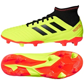 Kopačky Adidas Predator 18.3 Fg M DB2003 žlutá žlutá