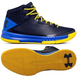 Basketbalové boty Under Armour Lockdown 2 M námořnická modrá