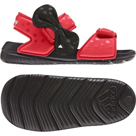 Sandály Adidas Disney M7M AltaSwim Jr CQ0108 černý červený