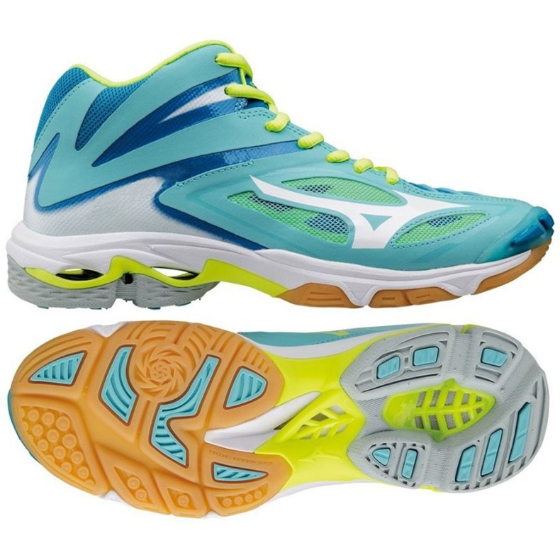 Volejbalové boty Mizuno Wave Lightening Z3 Mid W V1GC170504 modrý modrý