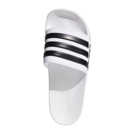 Pantofle Adidas Adilette Shower AQ1702 bílý černá Pantofle Adidas Adilette Shower AQ1702 bílý černá