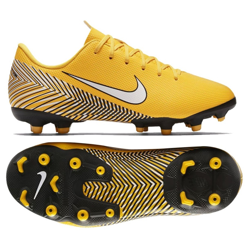 Kopačky Nike Mercurial Vapor 12 Academy Neymar Mg Jr AO2896-710 vícebarevný žlutá Kopačky Nike Mercurial Vapor 12 Academy Neymar Mg Jr AO2896-710 vícebarevný žlutá