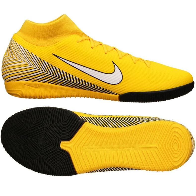 Sálová obuv Nike Mercurial Neymar SuperflyX 6 Academy Ic M AO9468-710 vícebarevný žlutá Sálová obuv Nike Mercurial Neymar SuperflyX 6 Academy Ic M AO9468-710 vícebarevný žlutá