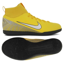 Sálová obuv Nike Mercurial SuperflyX 6 Club Neymar Ic Jr AO2891-710 vícebarevný žluť