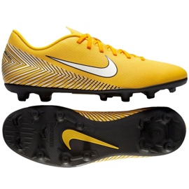 Kopačky Nike Mercurial Vapor 12 Club Neymar Mg M AO3129-710 vícebarevný žluť