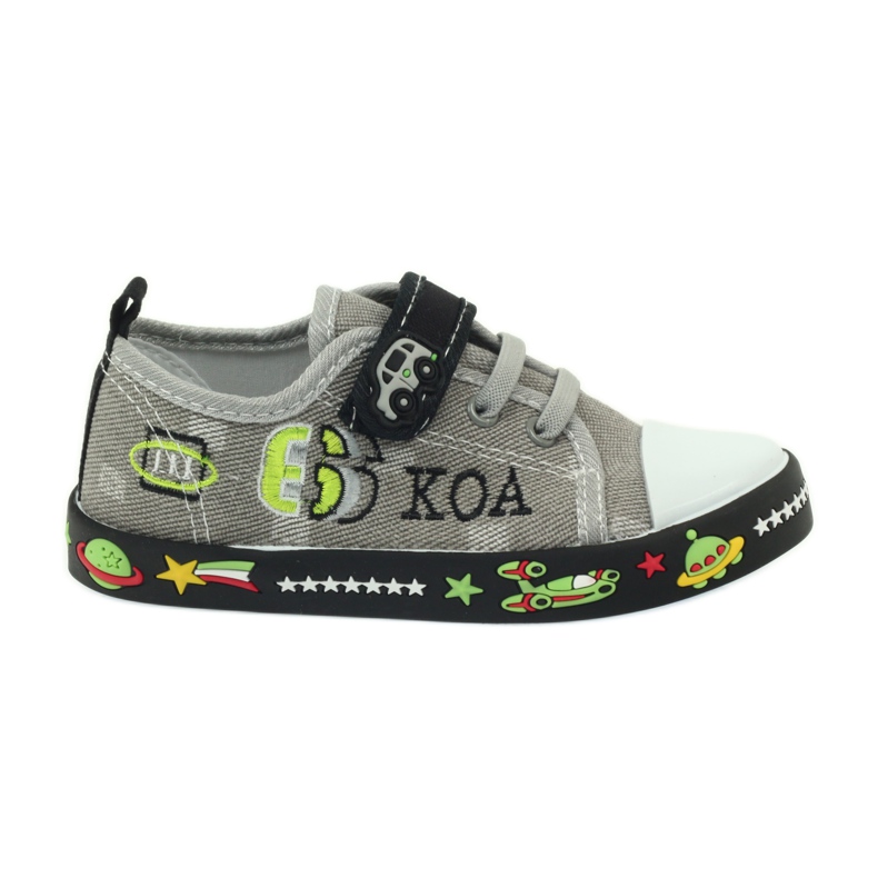 American Club Americké tenisky dětské boty kožená stélka bílý černá šedá American Club Americké tenisky dětské boty kožená stélka bílý černá šedá