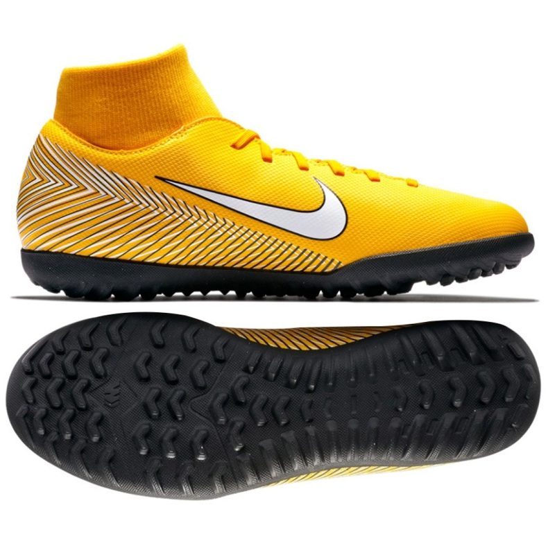Kopačky Nike Mercurial Neymar SuperflyX 6 Club Tf M AO3112-710 žlutá žlutá