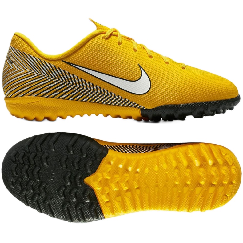 Kopačky Nike Mercurial Vapor 12 Academy Neymar Tf Jr AO9476-710 žlutá žlutá