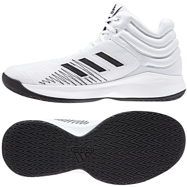 Basketbalové boty adidas Pro Sprak 2018 M B44966 bílý bílý