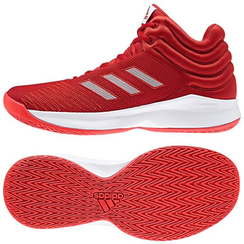 Basketbalové boty adidas Pro Sprak 2018 M červené