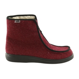 Dámské boty Befado pu 996D005 Burgundy červený