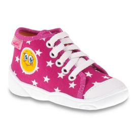 Befado barevné dětské boty 218P055 růžový