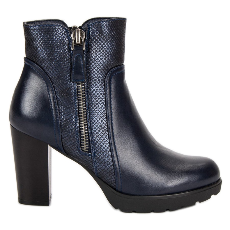 Filippo Námořnické modré boty na sloupku modrý