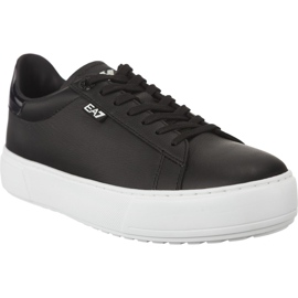 Ea7 Emporio Armani Unisex Pelle tenisky 2480057A299 00020 černý