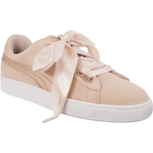 Puma Suede srdce Lunalux Wn S Cream Tan hnědý