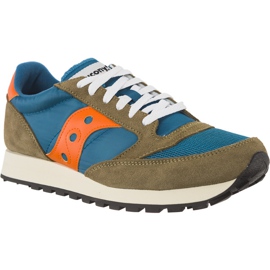 Saucony Jazz Original Vintage Teal Olive modrý zelená vícebarevný Saucony Jazz Original Vintage Teal Olive modrý zelená vícebarevný