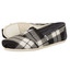 Toms Plaid dámské Classic Alpargata 926 černá šedá