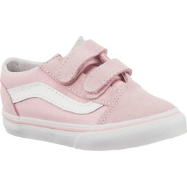 Vans Td Staré Skool V Sukně Canvas Q7K Křída Pink True White bílý růžový