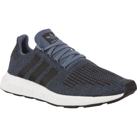 Adidas Swift Run 120 surová ocelová jádra černá obuv bílá černý námořnická modř