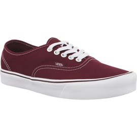 Vans Authentic Lite Canvas MC0 červený