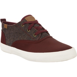 Keds Triumph Mid Nylon & Tweed 707 červené
