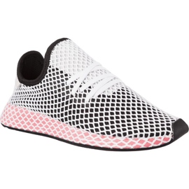Adidas Deerupt Runner W bílý černý vícebarevný růžový